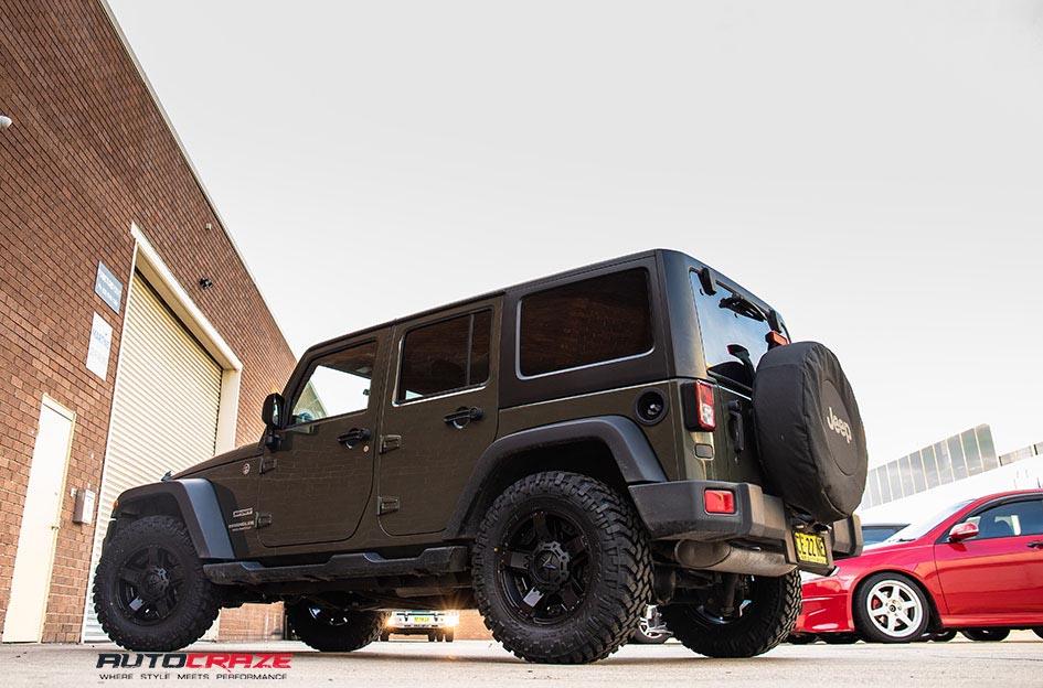 JEEP WRANGLER ROCKSTAR XD 2 MATTE BLACK